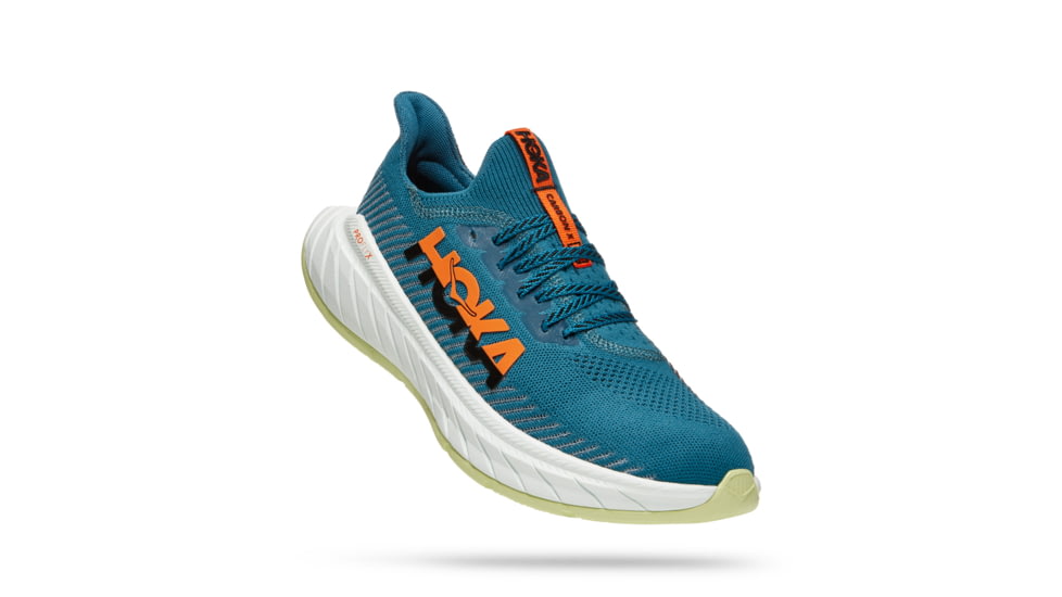 Hoka Carbon X 3 Shoes - Mens, Blue Coral / Black, 9.5D, 1123192-BCBLC-09.5D