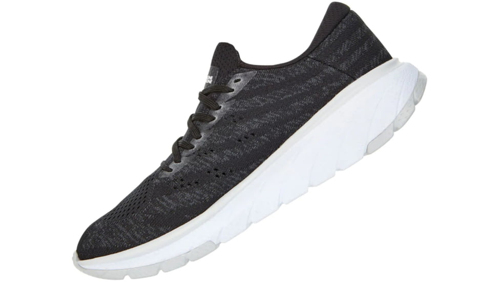 Hoka Cavu 3 Road Running Shoes - Womens, Black/White, 8.5 US, Medium, 1106482-BWHT-08.5