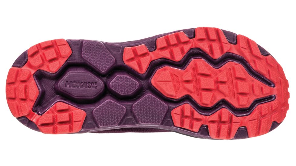 Hoka Challenger Atr 5 Running Shoes - Womens, Italian Plum / Poppy Red, Medium, 5, 1104094-IPPRD-05