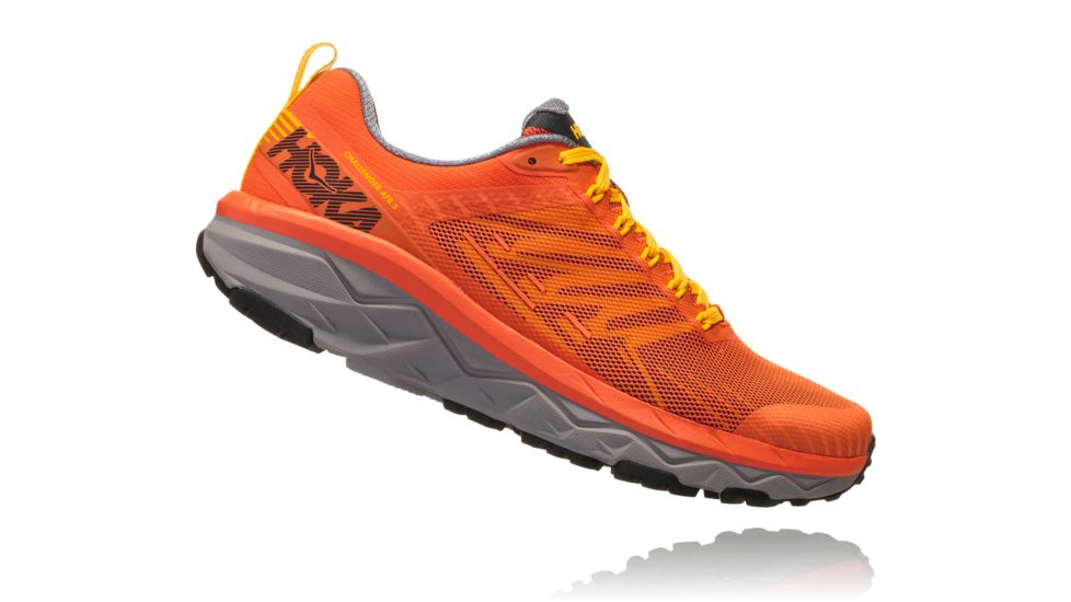 Hoka Challenger Atr 5 Trail Running Shoes - Mens, Nasturtium/Frost Gray, Medium, 7, 1104093-NFGR-7