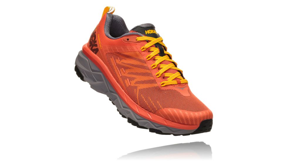 Hoka Challenger Atr 5 Trail Running Shoes - Mens, Nasturtium/Frost Gray, Medium, 7, 1104093-NFGR-7
