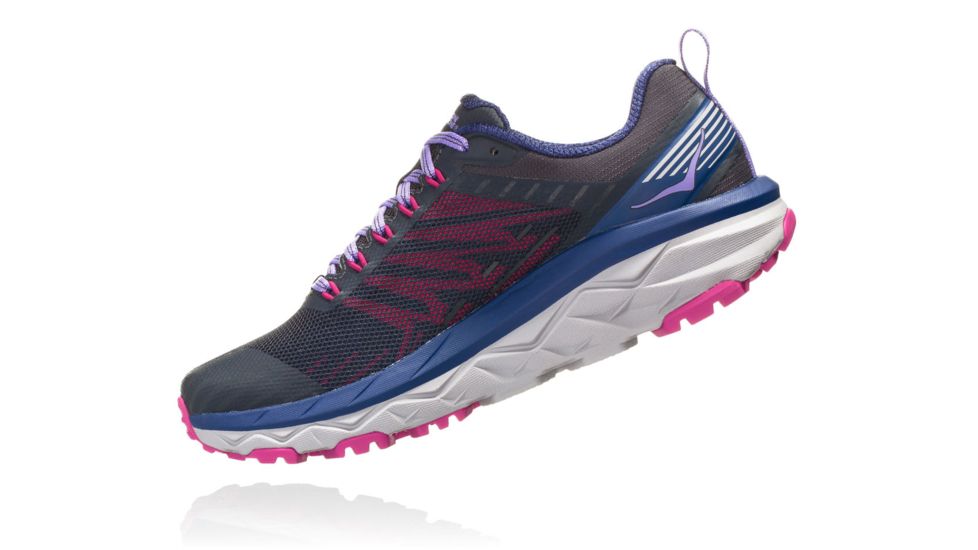 Hoka Challenger Atr 5 Trail Running Shoes - Womens, Ebony/Very Berry, Medium, 5, 1104094-EVBR-5