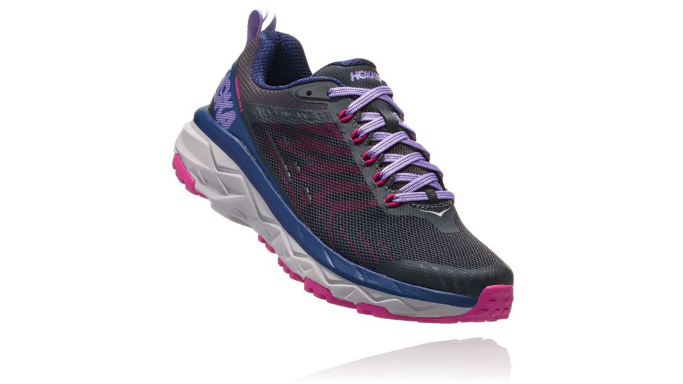 Hoka Challenger Atr 5 Trail Running Shoes - Womens, Ebony/Very Berry, Medium, 5, 1104094-EVBR-5