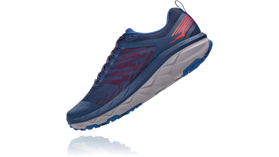 Hoka Challenger ATR 5 Trailrunning Shoes - Mens, Dark Blue/High Risk Red, 11 US, Medium, 1104093-DBHRR-11