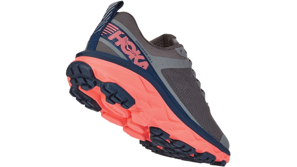 Hoka Challenger ATR 5 Trailrunning Shoes - Womens, Charcoal Gray/Fusion Coral, 6.5, 1104094-CGFC-6.5