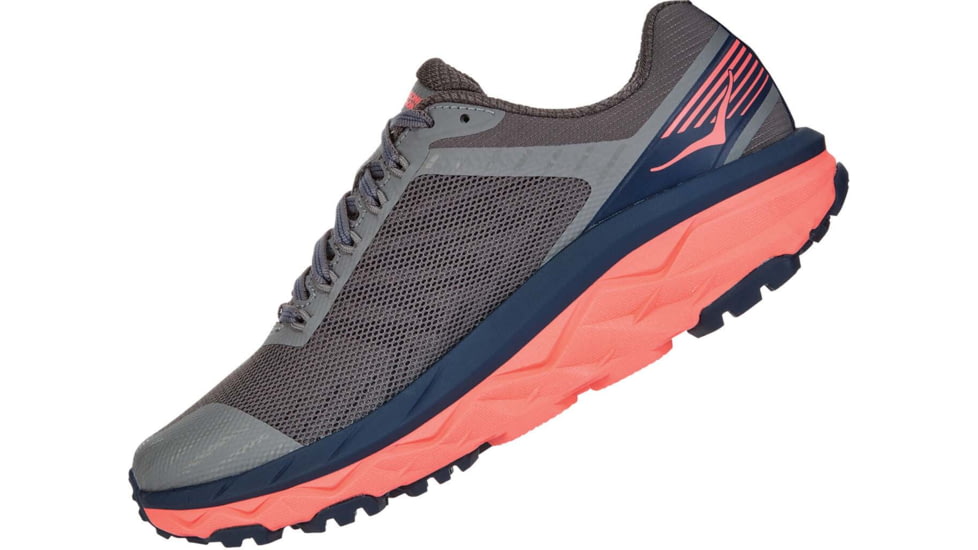 Hoka Challenger ATR 5 Trailrunning Shoes - Womens, Charcoal Gray/Fusion Coral, 6.5, 1104094-CGFC-6.5