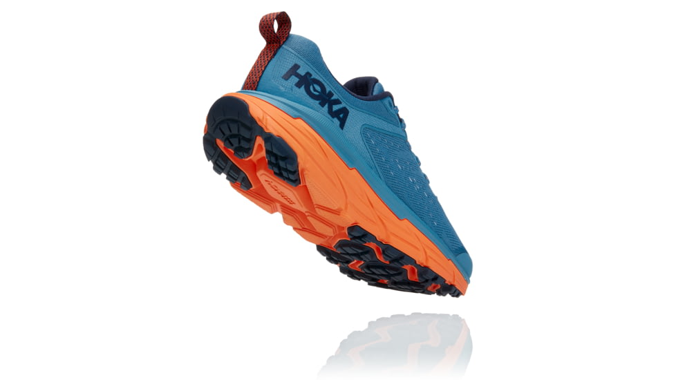 Hoka Challenger ATR 6 Shoes - Mens, Provincial Blue/Carrot, 14D, 1106510-PBCT-14D