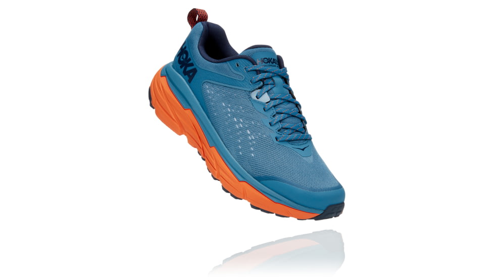 Hoka Challenger ATR 6 Shoes - Mens, Provincial Blue/Carrot, 14D, 1106510-PBCT-14D