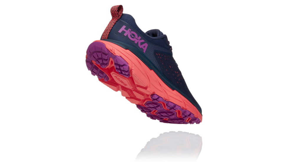 Hoka Challenger ATR 6 Shoes - Womens, Black Iris/Hot Coral, 7B, 1106512-BIHC-07B