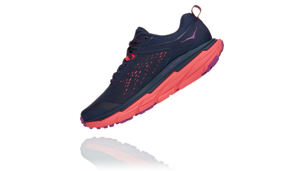 Hoka Challenger ATR 6 Shoes - Womens, Black Iris/Hot Coral, 7B, 1106512-BIHC-07B