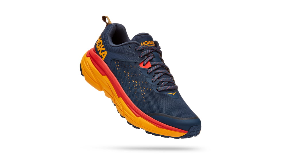 Hoka Challenger ATR 6 Trail Running Shoes - Mens, Outer Space / Radiant Yellow, 10.5D, 1106510-OSRY-10.5D