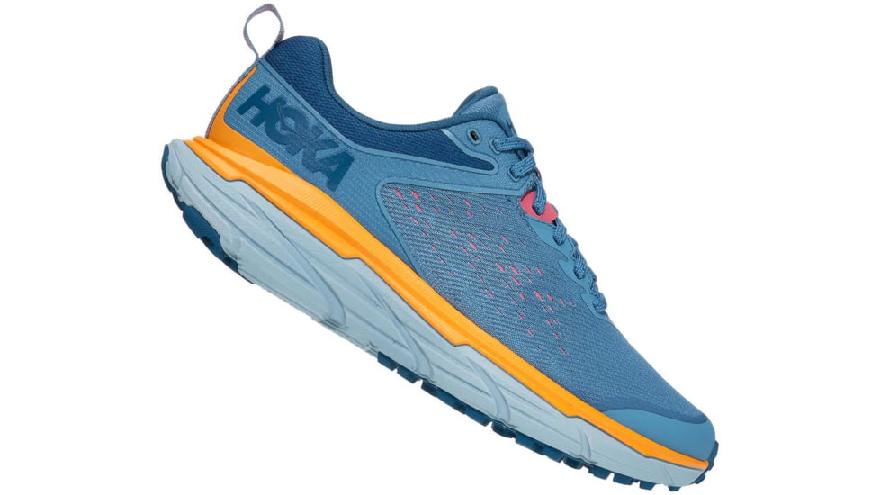 Hoka Challenger ATR 6 Trail Running Shoes - Womens, Provincial Blue/Saffron, 10, B, 1106512-PBSF-10B