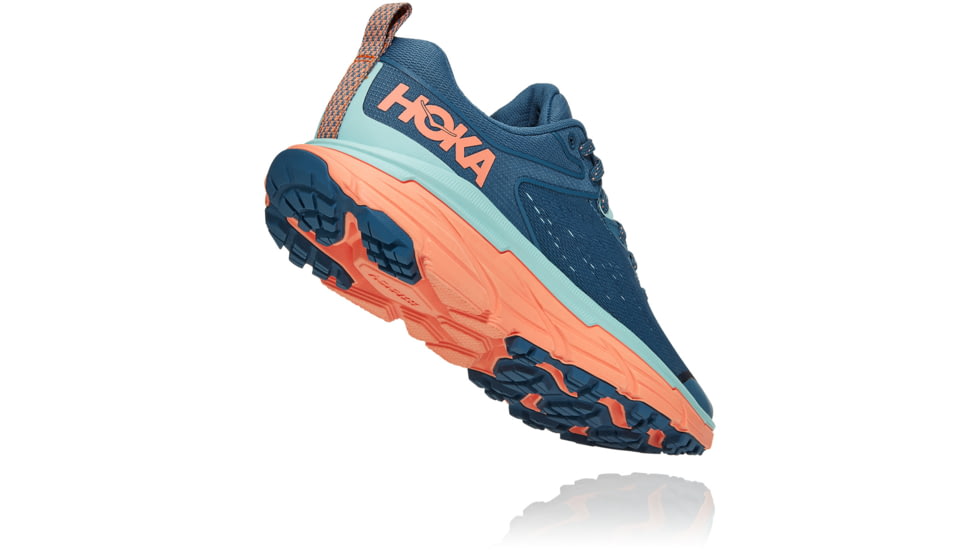 Hoka Challenger ATR 6 Trail Running Shoes - Womens, Real Teal / Cantaloupe, 7.5B, 1106512-RTCN-07.5B