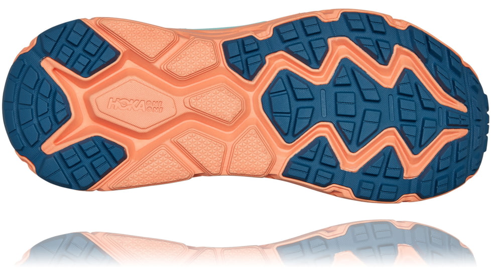 Hoka Challenger ATR 6 Trail Running Shoes - Womens, Real Teal / Cantaloupe, 7.5B, 1106512-RTCN-07.5B