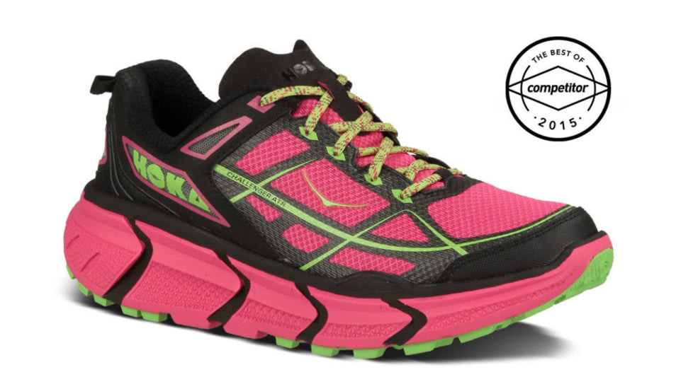 Hoka Challenger ATR Trail Running Shoe - Women's-Purple/Green-Medium-9.5 US
