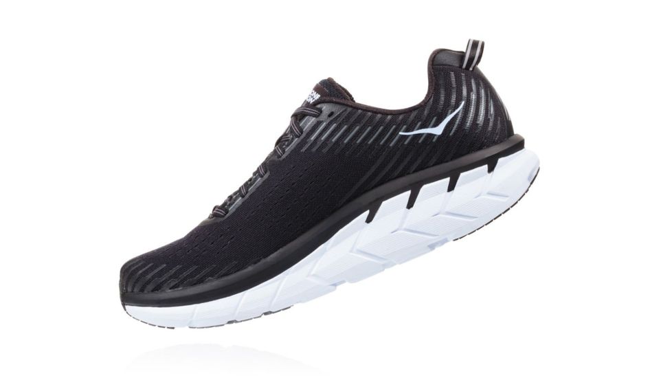 Hoka Clifton 5 Road Running Shoe - Mens, 1093755-BWHT, 7, Medium, 1093755-BWHT-7