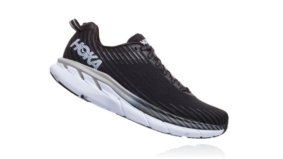 Hoka Clifton 5 Road Running Shoe - Womens, 1093756-BWHT, 5, Medium, 1093756-BWHT-5