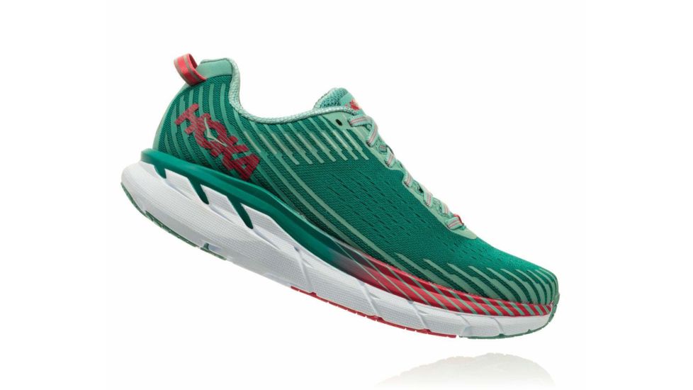 Hoka Clifton 5 Road Running Shoe - Womens, 1093756-GSCN, 5, Medium, 1093756-GSCN-5