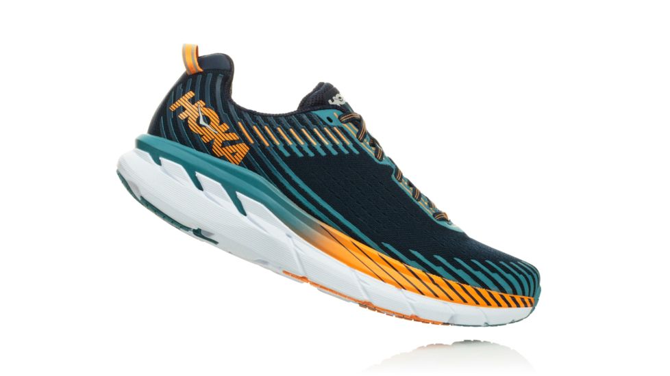 Hoka Clifton 5 Road Running Shoes - Men's, Black Iris/Storm Blue, Medium, 10, 1093755-BISB-10