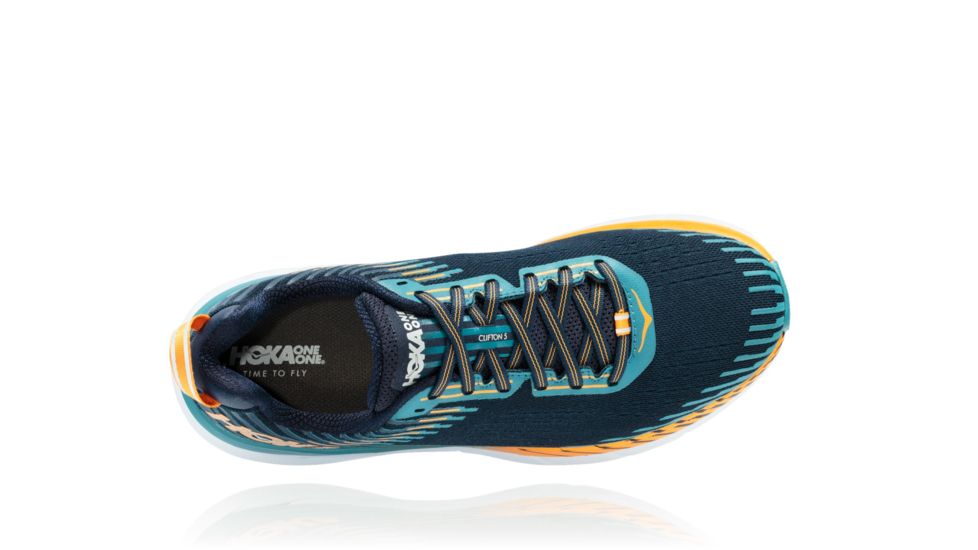 Hoka Clifton 5 Road Running Shoes - Men's, Black Iris/Storm Blue, Medium, 10, 1093755-BISB-10