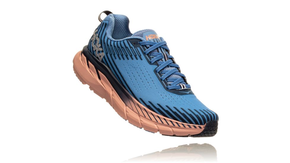 Hoka Clifton 5 Road Running Shoes - Women's, Allure/Mood Indigo, Medium, 6, 1093756-AMIN-6
