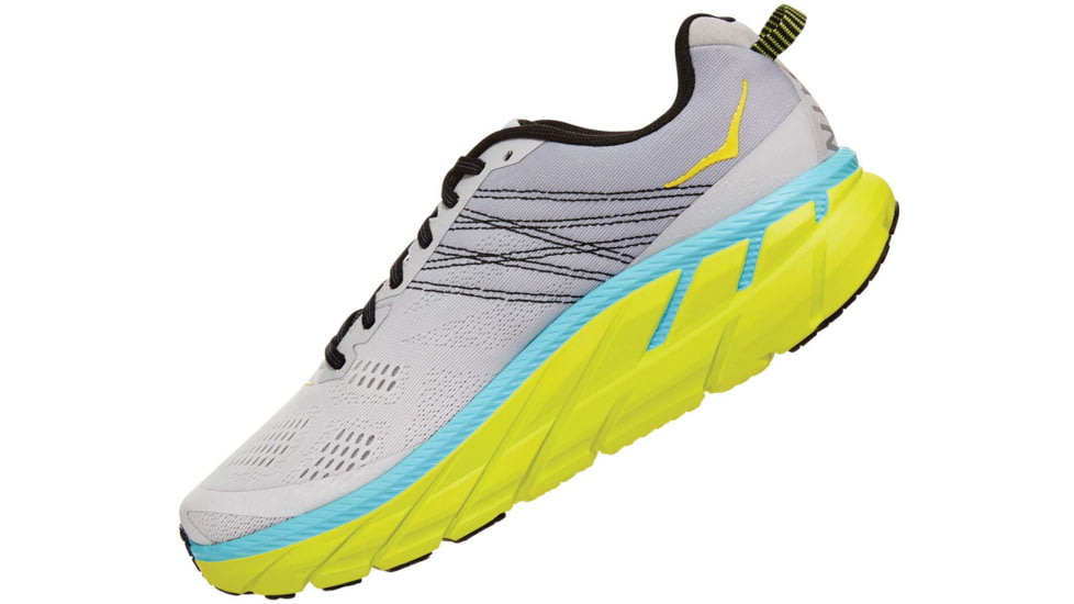 Hoka Clifton 6 Road Running Shoes - Mens, Lunar Rock/Nimbus Cloud, 10, 1102872-LRNC-10