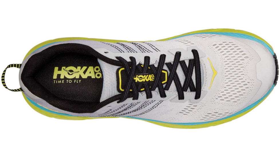 Hoka Clifton 6 Road Running Shoes - Mens, Lunar Rock/Nimbus Cloud, 10, 1102872-LRNC-10