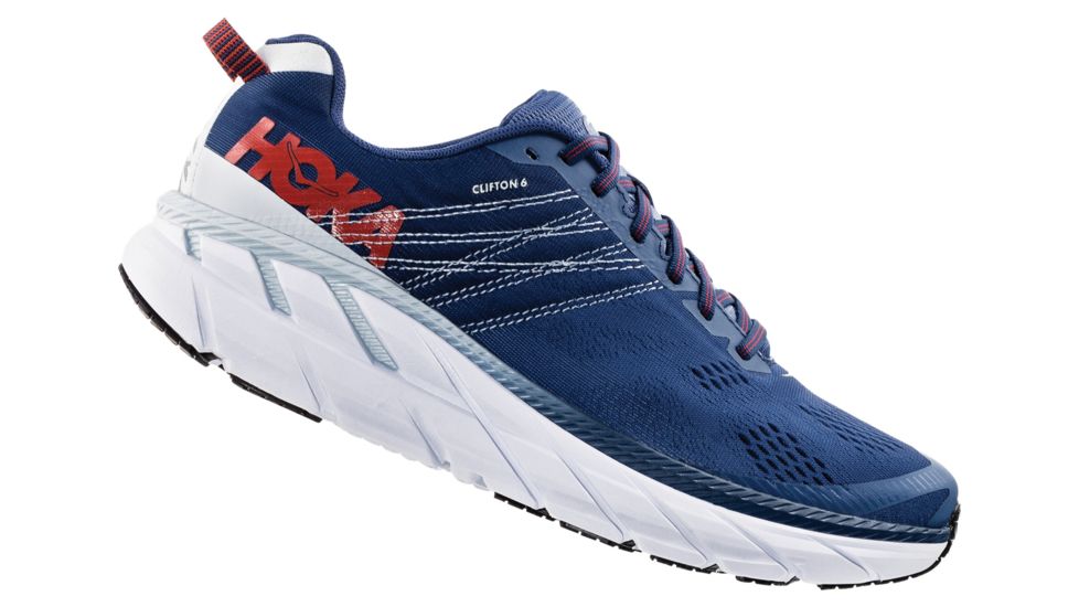 Hoka Clifton 6 Running Shoes - Mens, Ensign Blue / Plein Air, Medium, 7, 1102872-EBPA-07