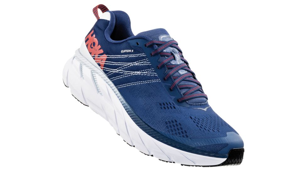Hoka Clifton 6 Running Shoes - Mens, Ensign Blue / Plein Air, Medium, 7, 1102872-EBPA-07