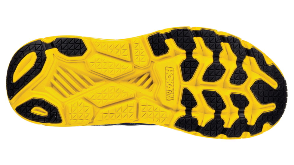Hoka Clifton 6 Running Shoes - Mens, Nebulas Blue / Lemon, Medium, 7, 1102872-NBLM-07