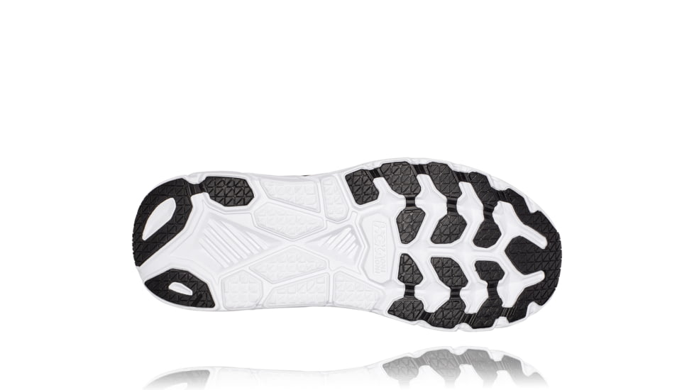 Hoka Clifton 7 Road Running Shoes - Mens, Black/White, 9.5 US, Medium, 1110508-BWHT-09.5