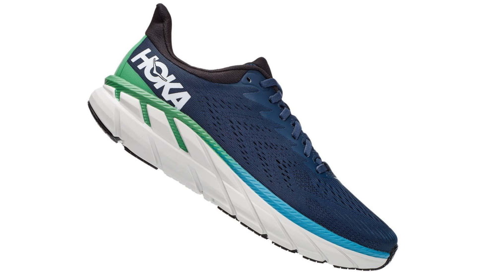 Hoka Clifton 7 Road Running Shoes - Mens, Moonlit Ocean/Anthracite, 9.5, 1110508-MOAN-09.5