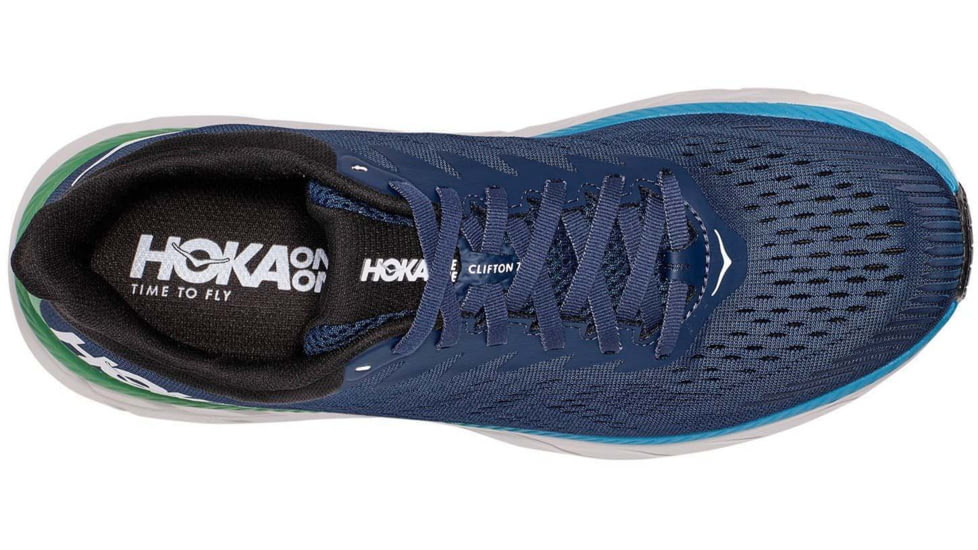Hoka Clifton 7 Road Running Shoes - Mens, Moonlit Ocean/Anthracite, 9.5, 1110508-MOAN-09.5