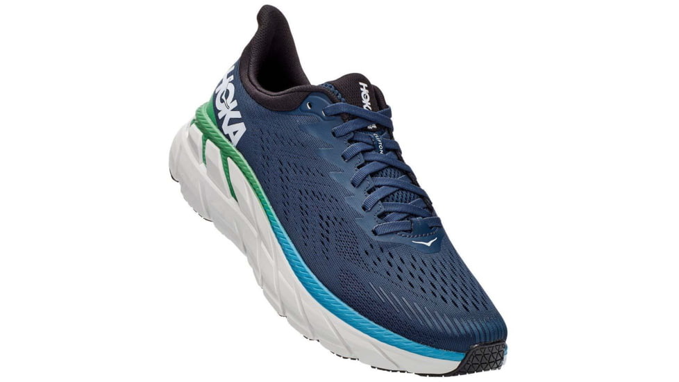 Hoka Clifton 7 Road Running Shoes - Mens, Moonlit Ocean/Anthracite, 9.5, 1110508-MOAN-09.5