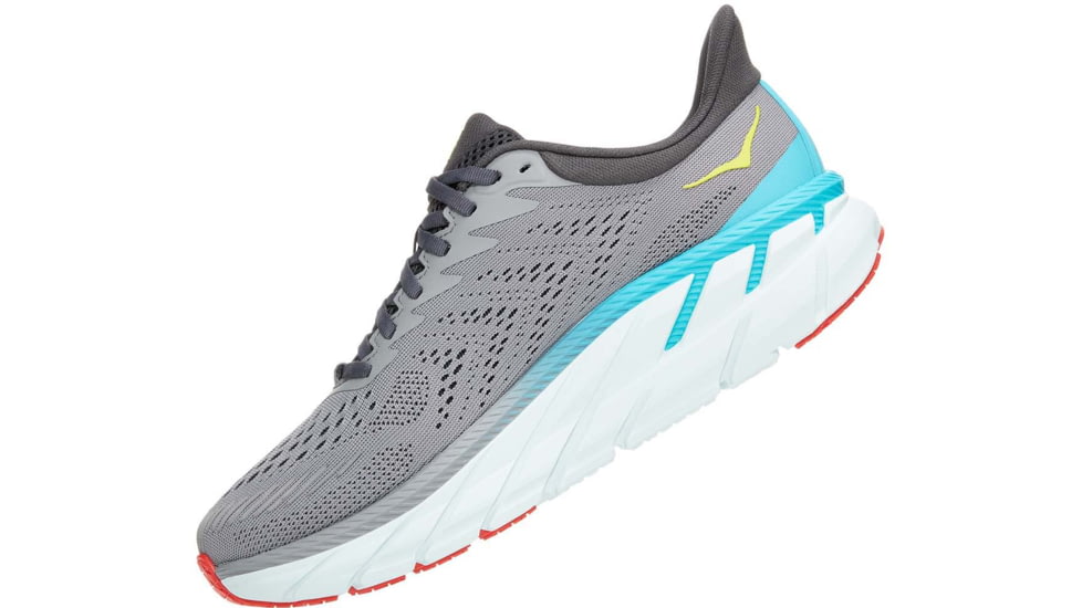 Hoka Clifton 7 Road Running Shoes - Mens, Wild Dove/Dark Shadow, 8.5, 1110508-WDDS-08.5