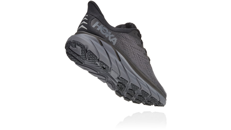 Hoka Clifton 8 Road Running Shoes - Mens, Black / Black, 10D, 1119393-BBLC-10D