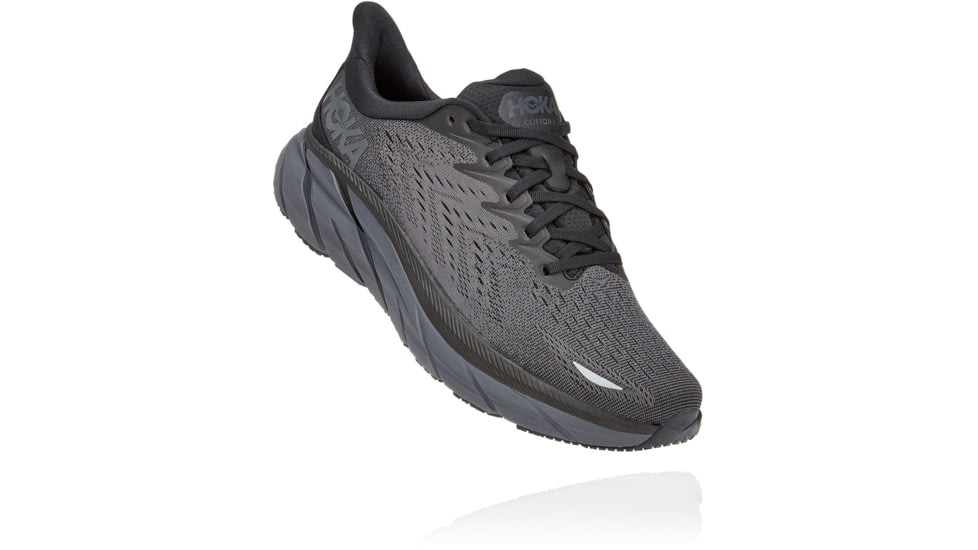 Hoka Clifton 8 Road Running Shoes - Mens, Black / Black, 10D, 1119393-BBLC-10D