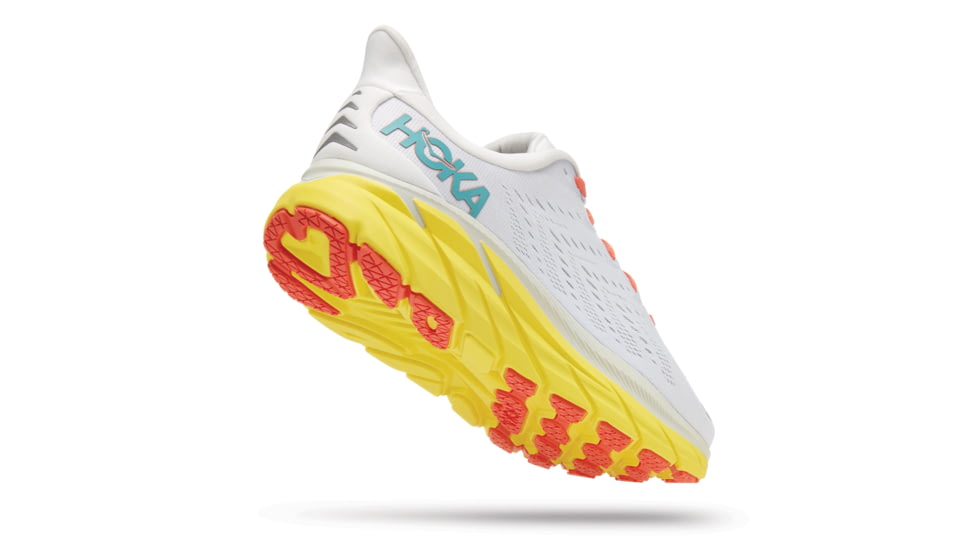 Hoka Clifton 8 Road Running Shoes - Mens, Blanc De Blanc / Illuminating, 12.5EE, 1121374-BDBI-12.5EE