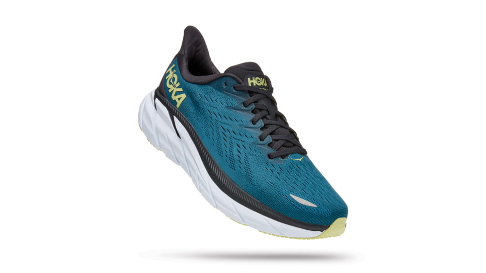 Hoka Clifton 8 Road Running Shoes - Mens, Blue Coral / Butterfly, 10EE, 1121374-BCBT-10EE