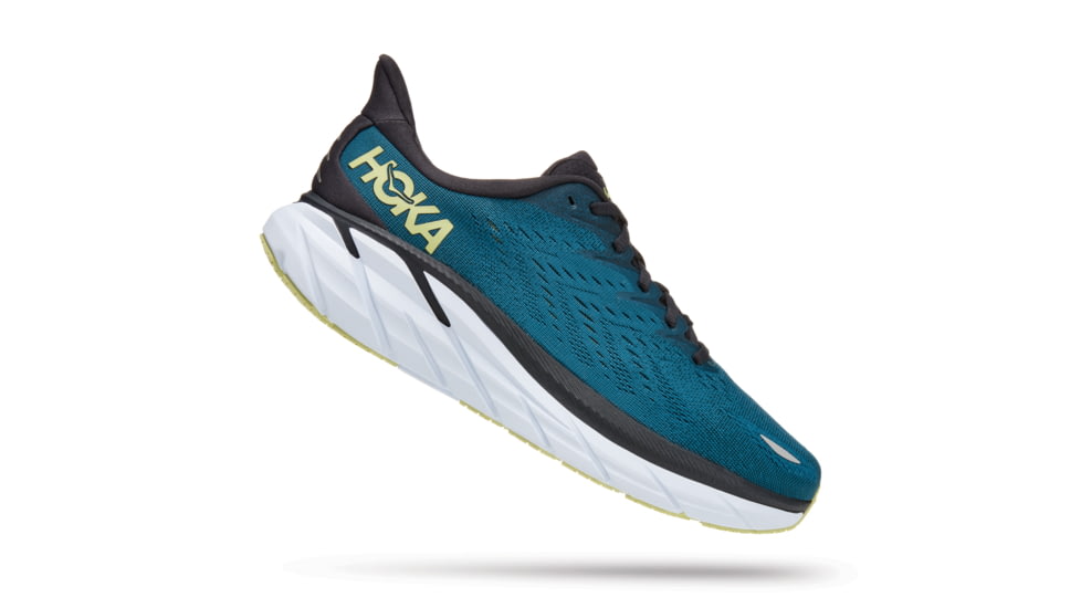 Hoka Clifton 8 Road Running Shoes - Mens, Blue Coral / Butterfly, 12D, 1119393-BCBT-12D