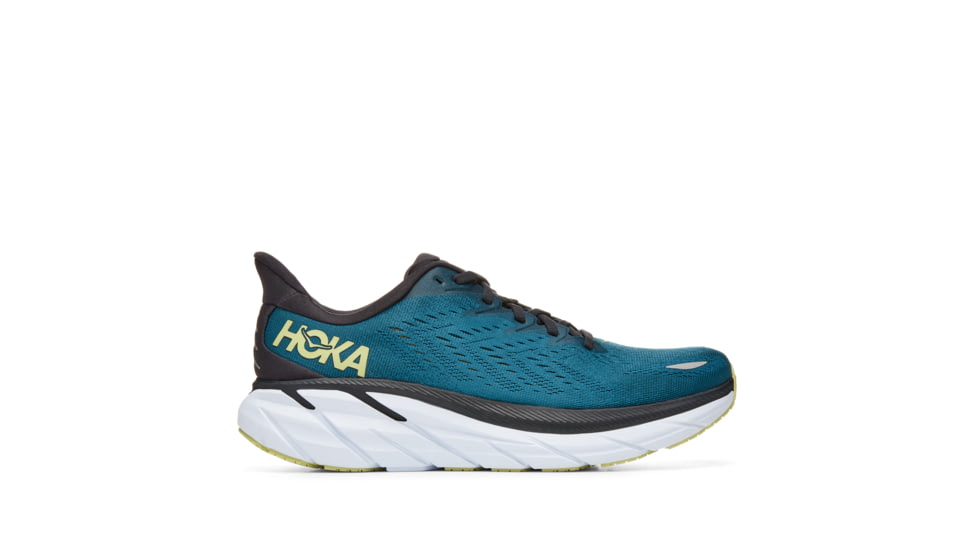 Hoka Clifton 8 Road Running Shoes - Mens, Blue Coral / Butterfly, 12D, 1119393-BCBT-12D
