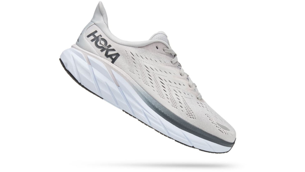 Hoka Clifton 8 Road Running Shoes - Mens, Lunar Rock / Nimbus Cloud, 12.5D, 1119393-LRNC-12.5D