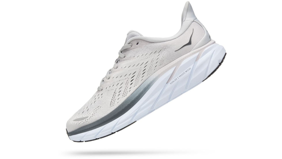 Hoka Clifton 8 Road Running Shoes - Mens, Lunar Rock / Nimbus Cloud, 12.5D, 1119393-LRNC-12.5D