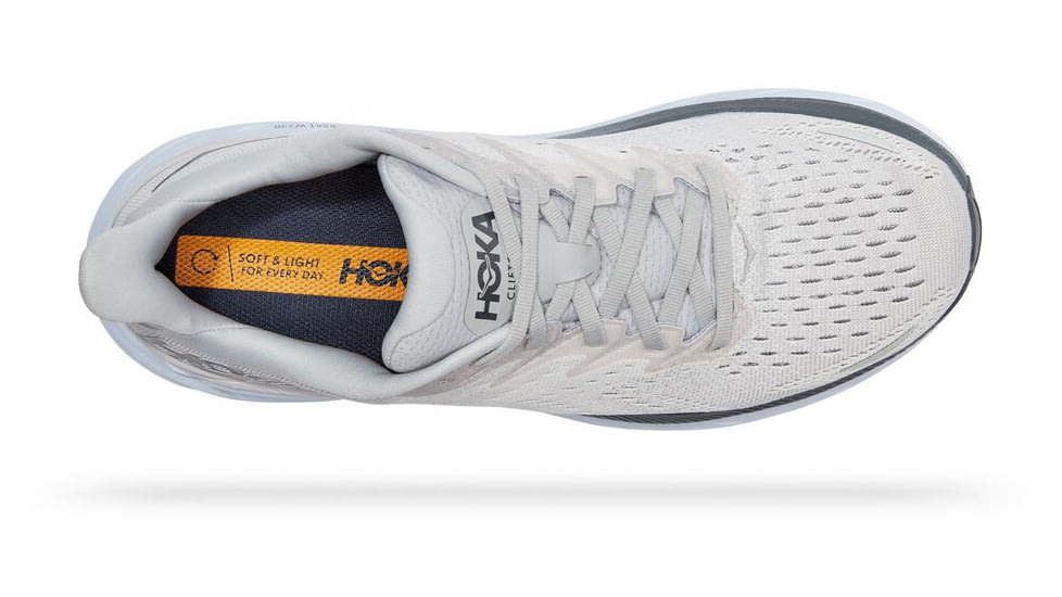 Hoka Clifton 8 Road Running Shoes - Mens, Lunar Rock / Nimbus Cloud, 12.5D, 1119393-LRNC-12.5D