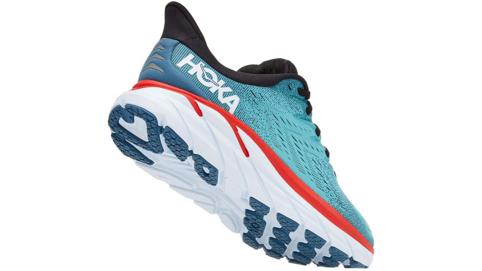 Hoka Clifton 8 Road Running Shoes - Mens, Real Teal/Aquarelle, 10.5, D, 1119393-RTAR-10.5D