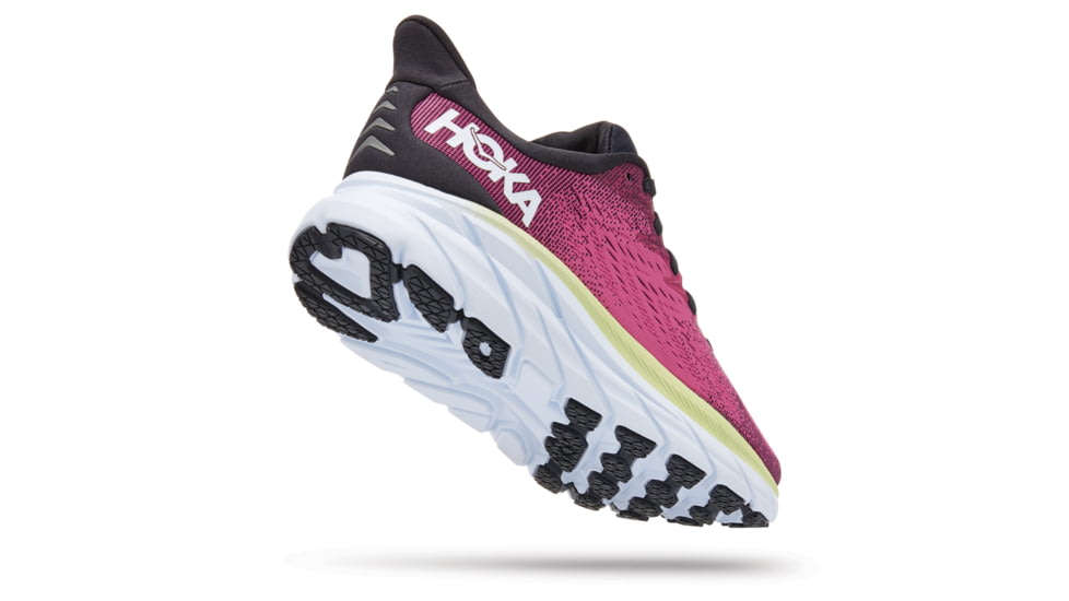 Hoka Clifton 8 Road Running Shoes - Womens, Blue Graphite / Ibis Rose, 9D, 1121375-BGIR-09D