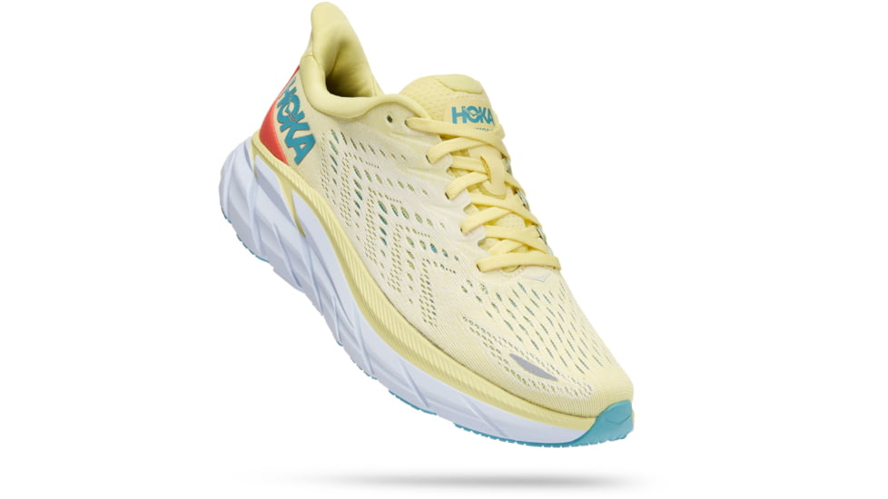 Hoka Clifton 8 Road Running Shoes - Women's, Yellow Pear / Sweet Corn, 6B, 1119394-YPSC-06B