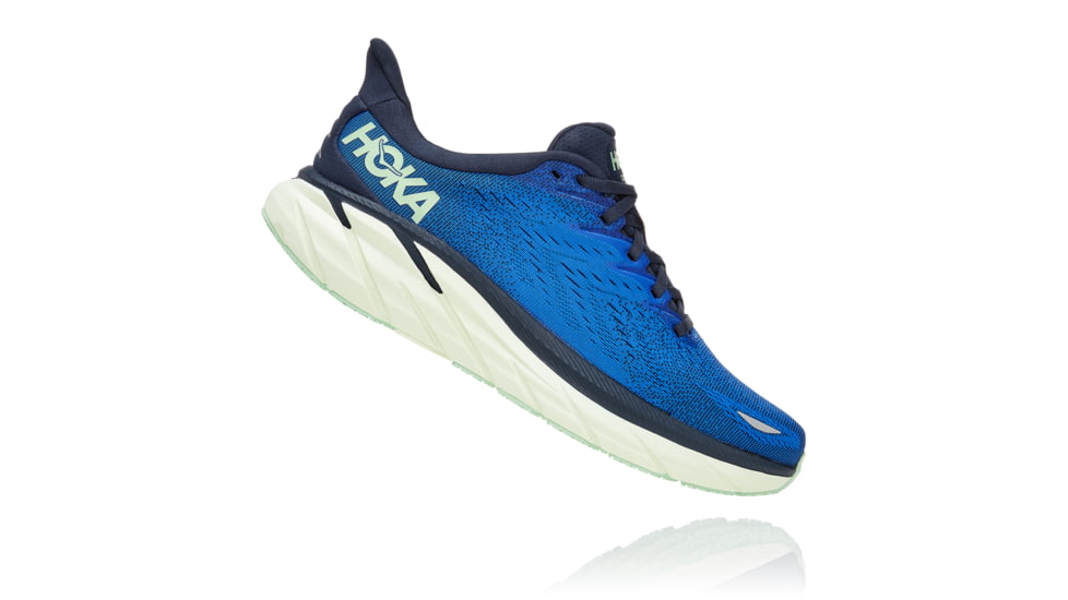 Hoka Clifton 8 Shoes - Mens, Dazzling Blue/Outer Space, 10D, 1119393-DBOS-10D