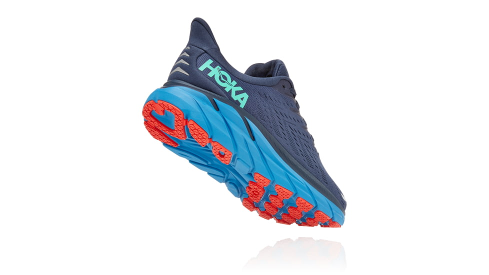 Hoka Clifton 8 Shoes - Mens, Outer Space/Vallarta Blue, 10.5D, 1119393-OSVB-10.5D