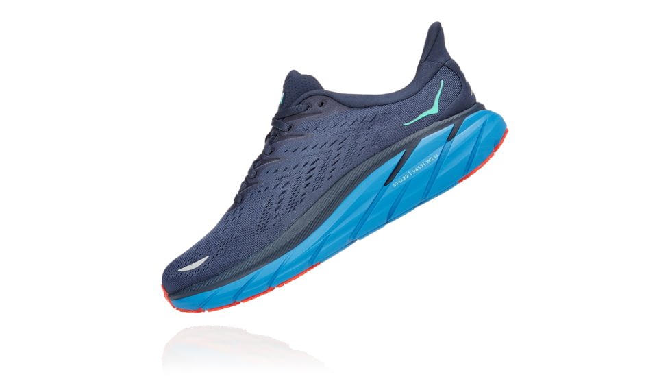 Hoka Clifton 8 Shoes - Mens, Outer Space/Vallarta Blue, 10.5D, 1119393-OSVB-10.5D